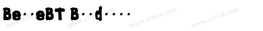 BelweBT Bold字体转换